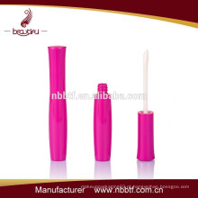 Plástico rosa quente vazio lábio lustro recipiente fábrica vender